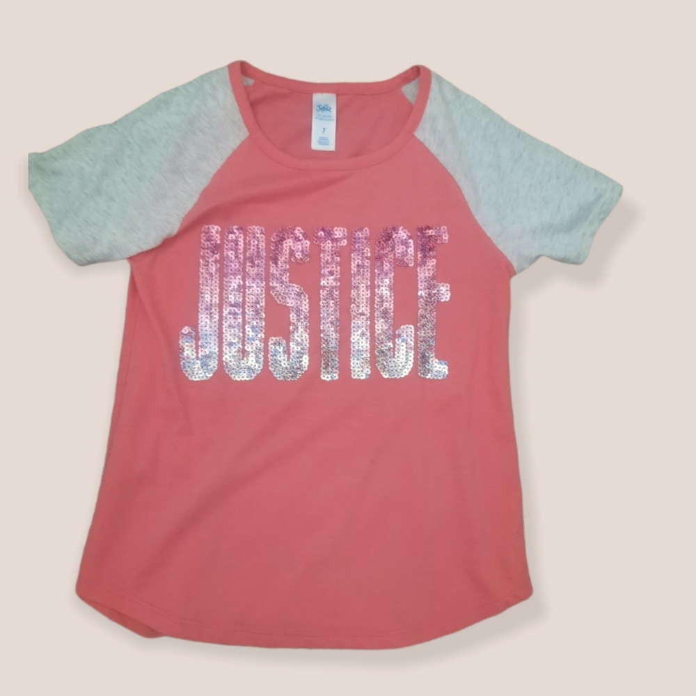 Justice Sequin Shirt || Size 7